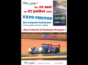 EXPO PHOTOS 24 HEURES DU MANS - CHAMPAGNÉ