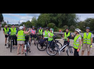 Sur le Boulevard Nature à vélo, avec CYCLAMAINE, partie ouest