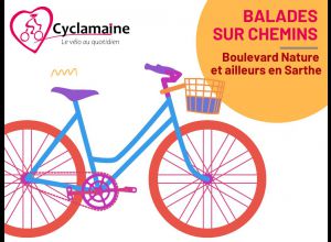 Sur le Boulevard Nature à vélo, avec CYCLAMAINE, partie ouest