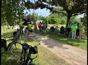 A vélo Curieuz'Mans : Balade vers le Château Chêne de Cœur avec Cyclamaine