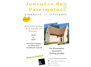 VISITE GUIDÉE DE LA CHAPELLE DES ETRICHETS