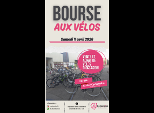 Bourse aux vélos (avec dépôt-vente particuliers) - Asso Cyclamaine