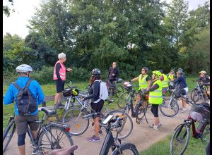 A Vélo Curieuz'Mans,  balade vers les parc du mans avec Cyclamaine