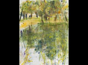 Aquarelles, Paysages de Sarthe