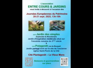 Ouverture du Jardin des Simples avec l'association Entre Cours et Jardins