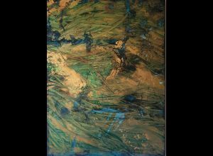 Peintures de Sylvie Grich et d'Evgueni, sculptures de Catherine Mougne