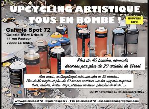UPCYCLING ARTISTIQUE : TOUS EN BOMBE !