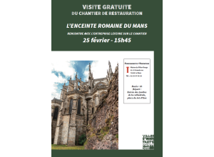 L'enceinte romaine : Rencontre avec l'entreprise Lefèvre sur le chantier
