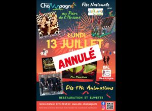 [Annulée] Fête nationale - Champagné