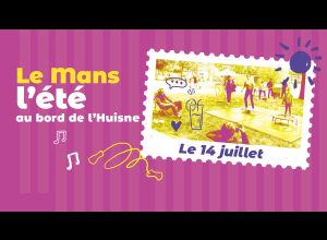 Le Mans l'Été au bord de l'Huisne