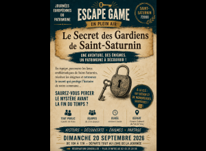 Escape Game - Journées du Patrimoine Saint-Saturnin