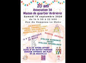 20 ans de l'association Les 3A