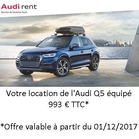 Partez à l'aventure en Audi Q5 ! Partez à l'aventure en Audi Q5 !