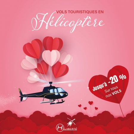 Offre Héliberté Saint-Valentin