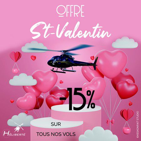 Offre Héliberté Saint-Valentin Offre Héliberté Saint-Valentin