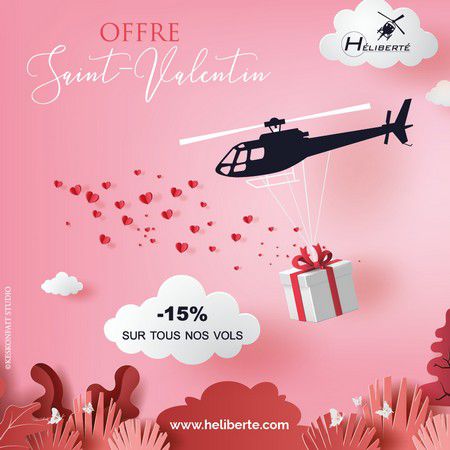 Offre Héliberté Saint-Valentin Offre Héliberté Saint-Valentin