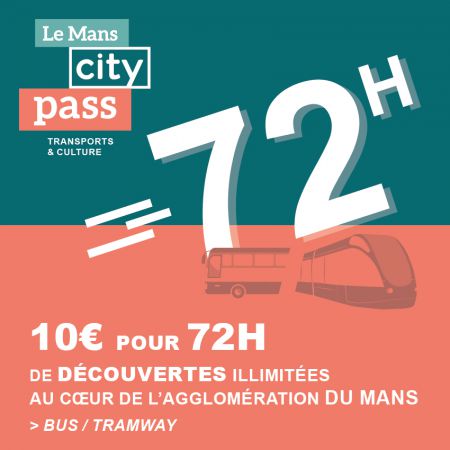 Voyagez et explorez en illimité avec Le Mans City Pass ! Voyagez et explorez en illimité avec Le Mans City Pass !