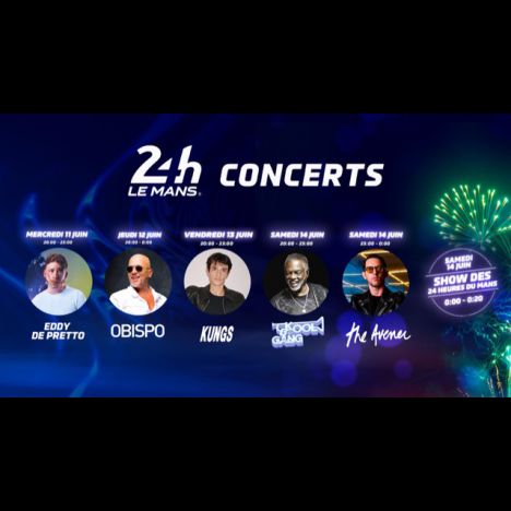 Visuel Le Mans 24 Hours concerts