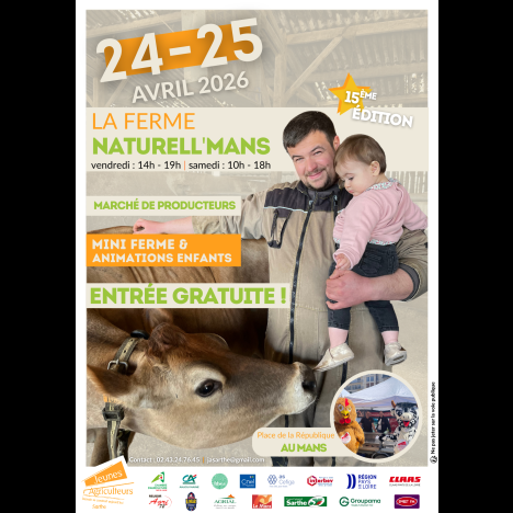 Visuel La Ferme Naturell'Mans