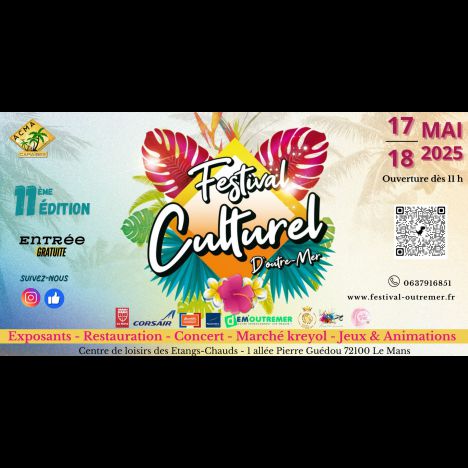 Visuel Festival Culturel d'Outre-Mer