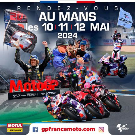 Visuel GRAND PRIX DE FRANCE MOTO（法国摩托车大奖赛）