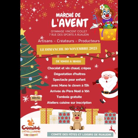Visuel MARCHÉ DE L'AVENT - RUAUDIN
