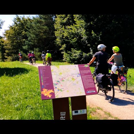 Visuel Moitié ouest du Boulevard Nature à vélo avec Cyclamaine