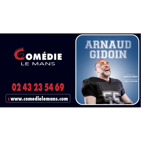 Visuel Arnaud Gidoin – 55 ans