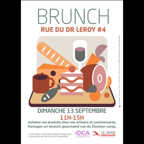 Visuel Brunch de la rue Dr Leroy