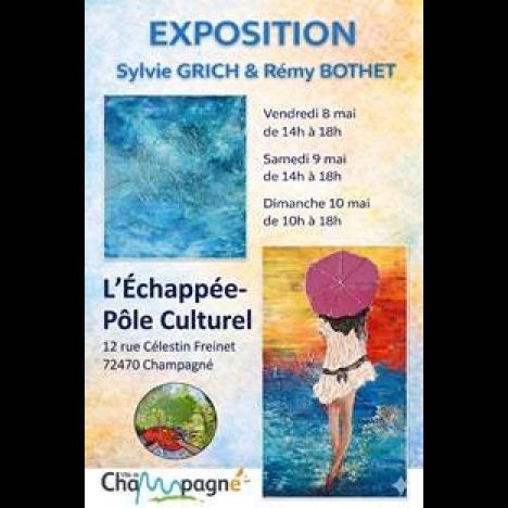 Visuel Expostion de peinture Artistes au jardin (jusqu'au 10/5)