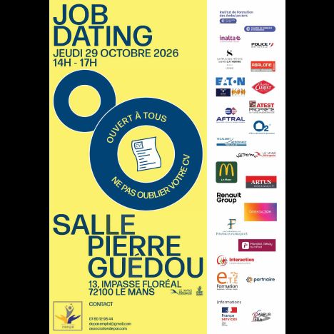 Visuel Job Dating Depar