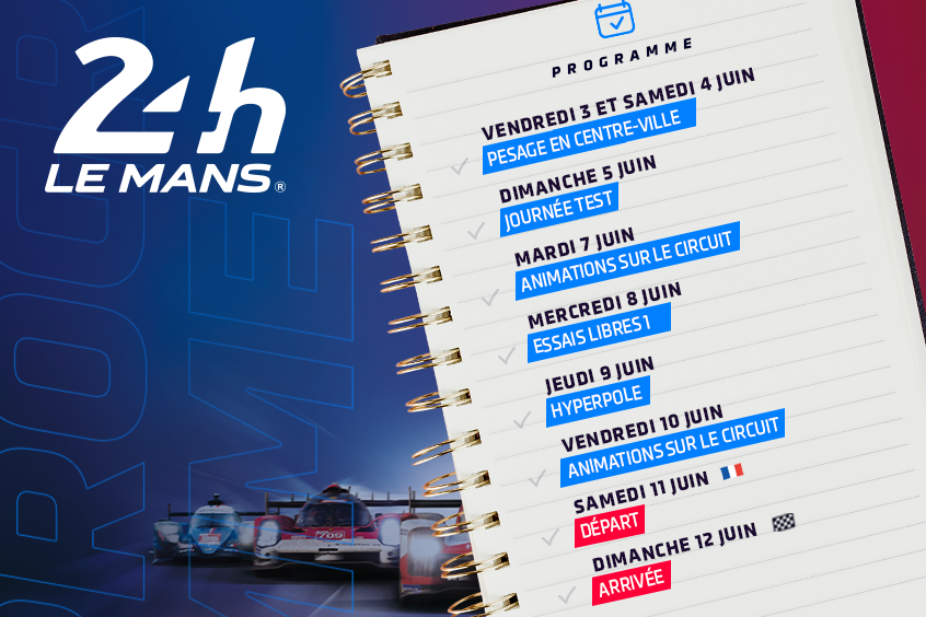 Programme des 24 Heures du Mans