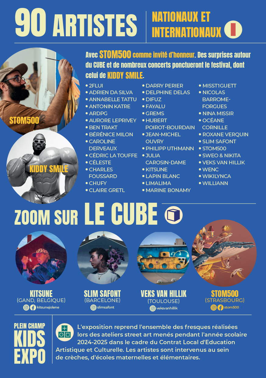 Programme 2025 Festival Plein Champ